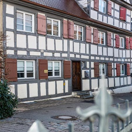 Fewo Im Alten Fachwerkhaus Bad Buchau Bagian luar foto