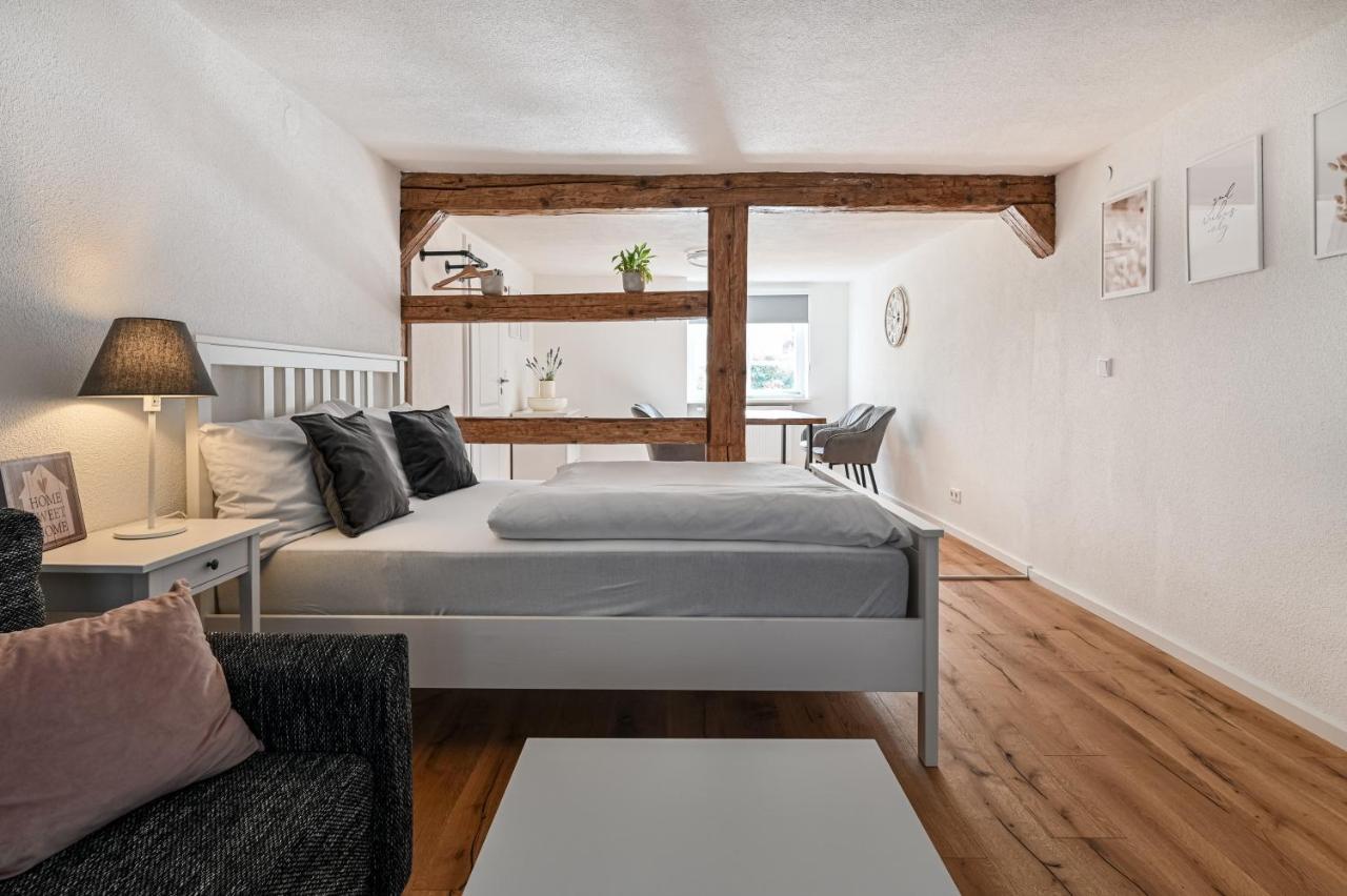 Fewo Im Alten Fachwerkhaus Bad Buchau Bagian luar foto