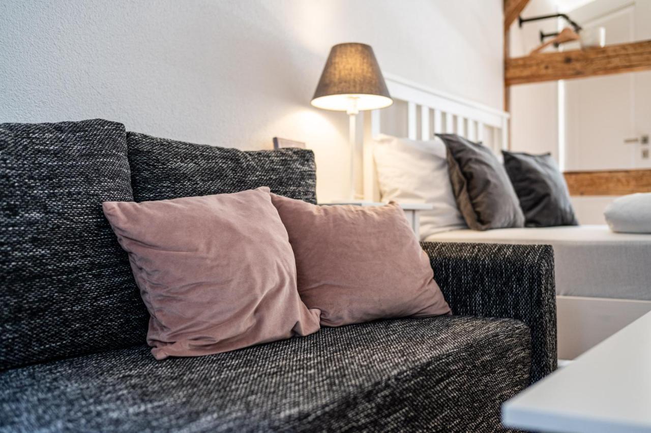 Fewo Im Alten Fachwerkhaus Bad Buchau Bagian luar foto